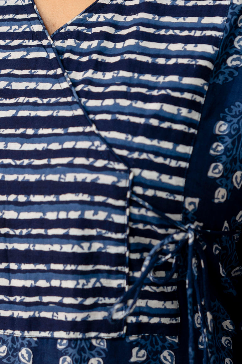 Kurta Palazzo Dupatta Set - SF042BLU