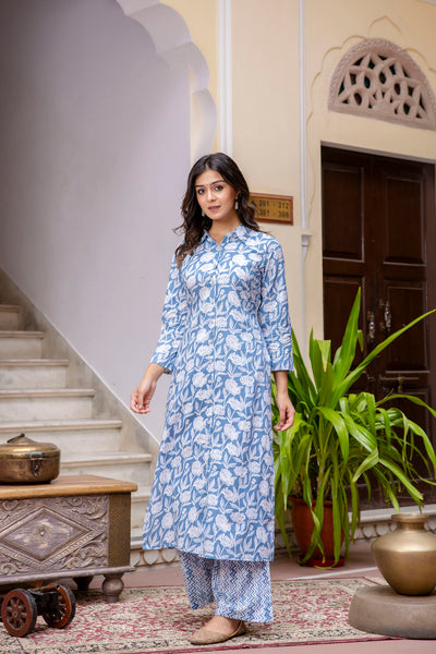 Full Sleeve Collared Neck Kurta