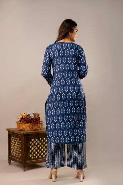 Kurta Palazzo Dupatta Set
