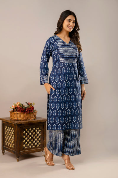 Kurta Palazzo Dupatta Set