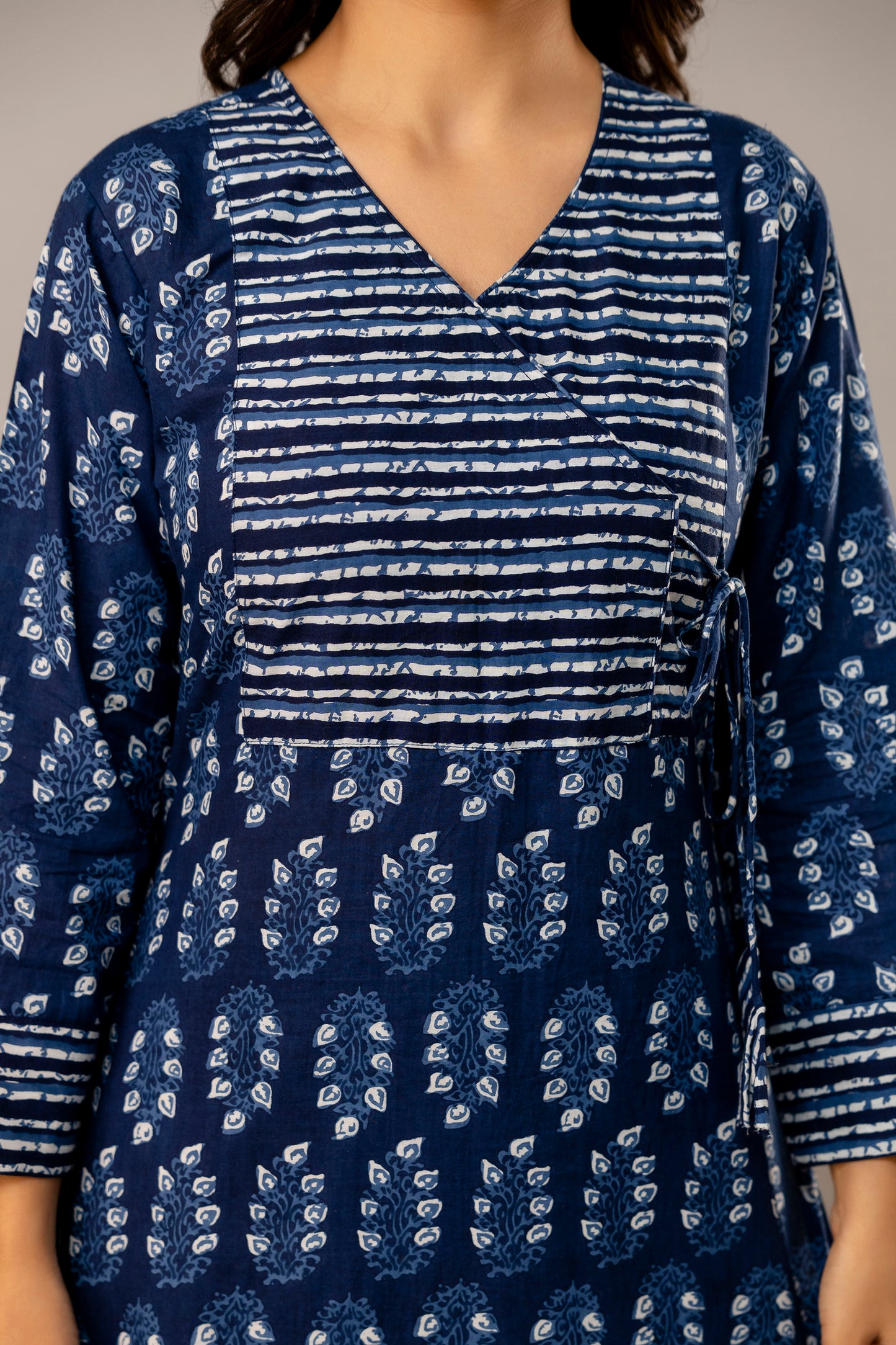 Kurta Palazzo Dupatta Set - SF042BLU